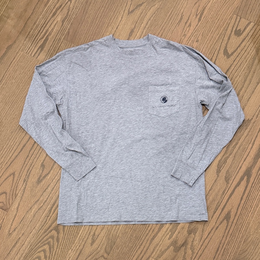 Southern Proper Light Gray Long Sleeve Tee